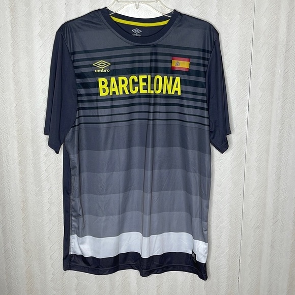 ❤️ 🆕 UMBRO Barcelona Tshirt Size L - Picture 3 of 5